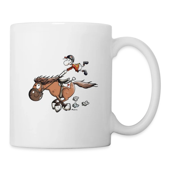 Galop Sauvage sur Mug blanc