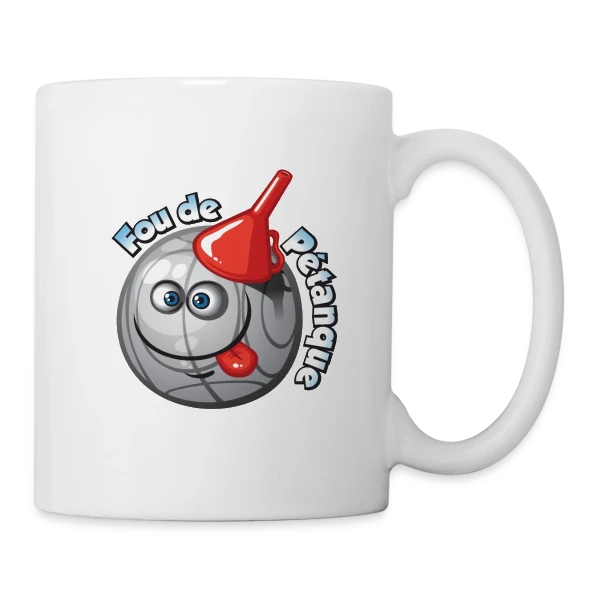 Passion Pétanque sur Mug blanc