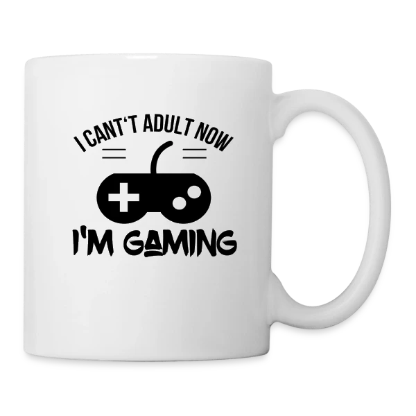 Passion Gaming sur Mug blanc