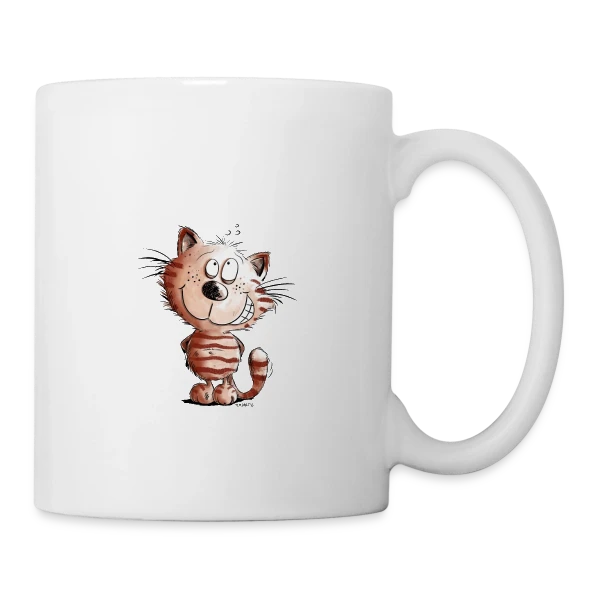 Pas moi, la chatte coquine - T-shirt humour félin sur Mug blanc