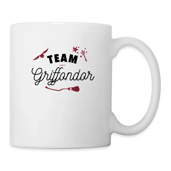 Team Gryffondor sur Mug blanc