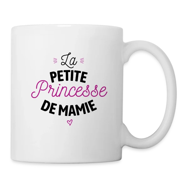 Ma Princesse de Mamie Adorée sur Mug blanc