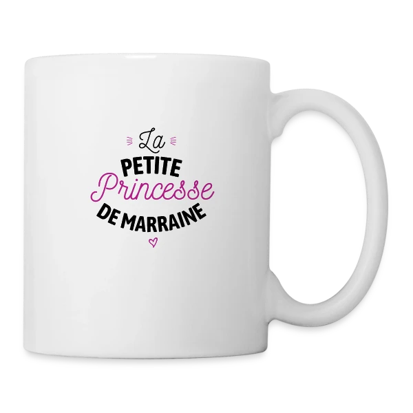 Ma Filleule, Ma Princesse sur Mug blanc