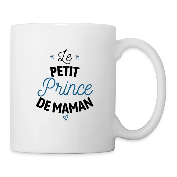 Mon Prince de Maman sur Mug blanc