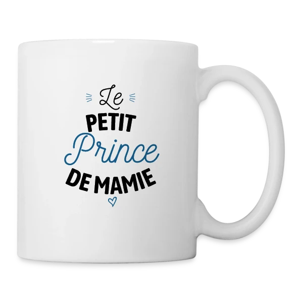 Mon Petit Prince de Mamie sur Mug blanc