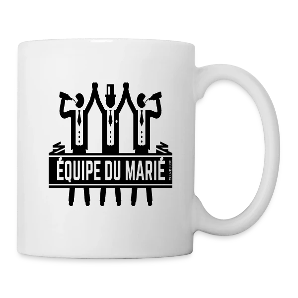EVG Équipe du Marié : La Fête Inoubliable sur Mug blanc