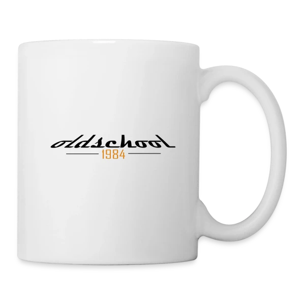 Oldschool Année 1984 sur Mug blanc