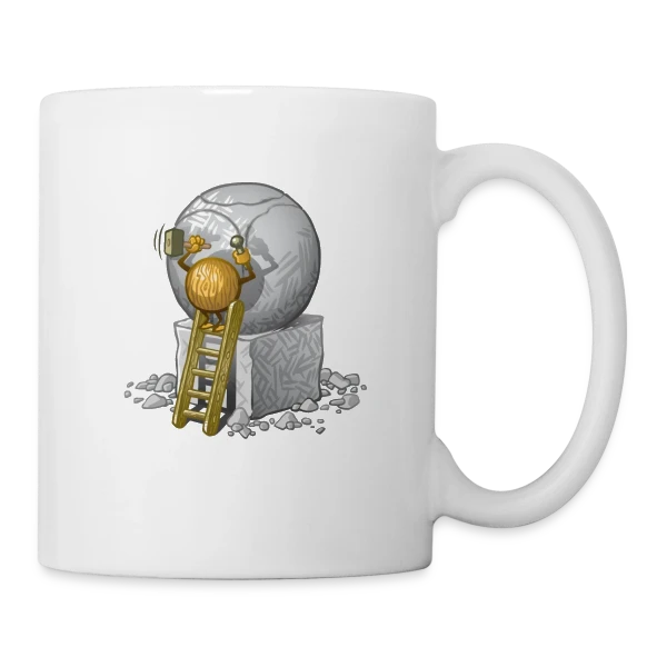 L'Art de la Pétanque : Quand le Sport Rencontre le Style sur Mug blanc