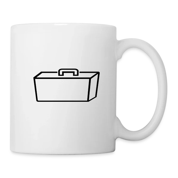 Valise Contours Graphiques sur Mug blanc