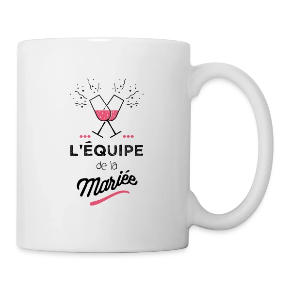 "Équipe de la Mariée" | EVJF sur Mug blanc