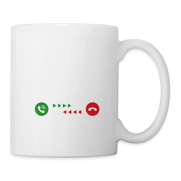 La Montagne M'Appelle sur Mug blanc