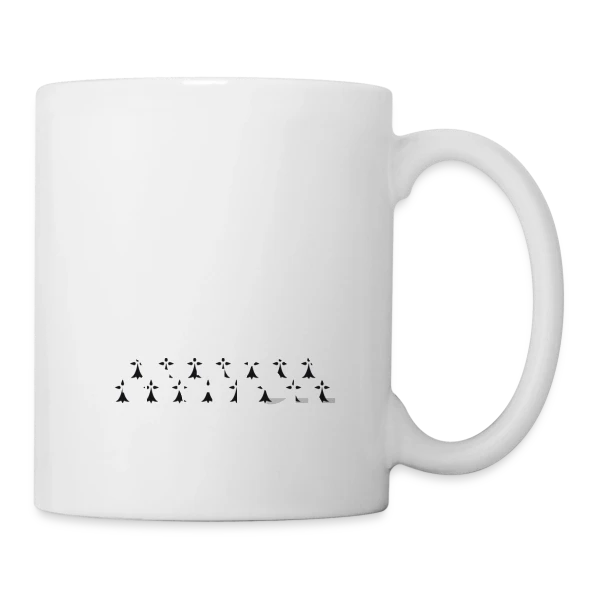 Motif Hermines Bretonnes sur Mug blanc