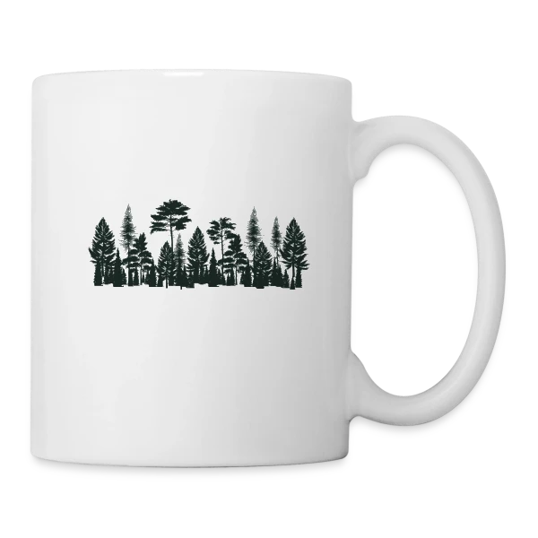 Forêt Mystique : Le Chemin Intérieur sur Mug blanc
