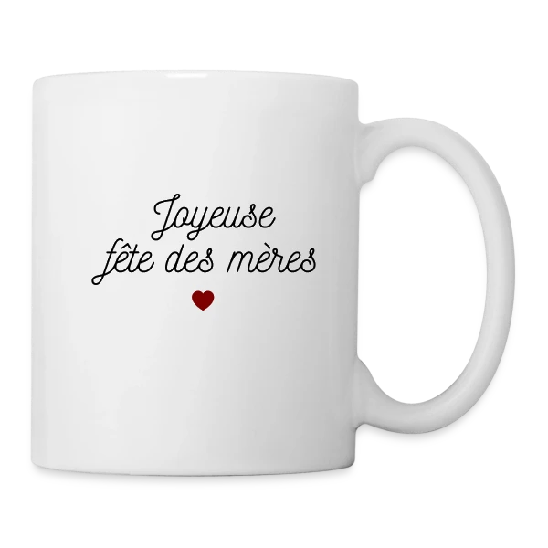 Maman Chérie : Joyeuse Fête des Mères sur Mug blanc