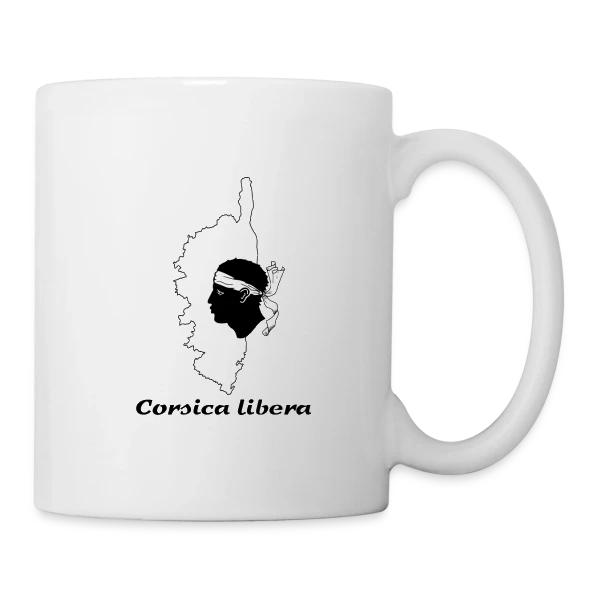 Corsica Libera sur Mug blanc