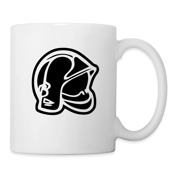 Casque de Pompier – Héroïsme Quotidien sur Mug blanc