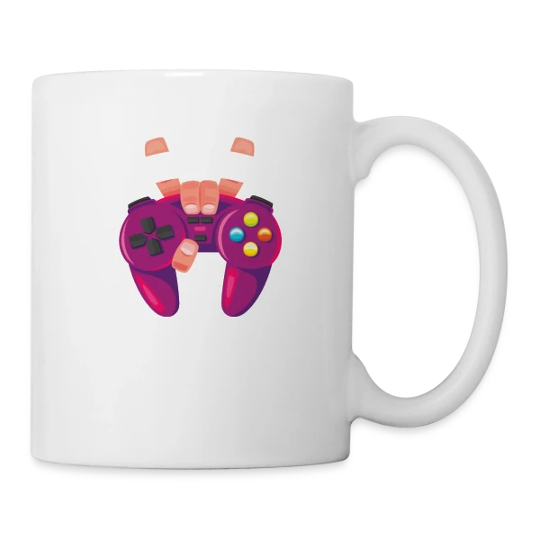 Gamer Girl : Les Filles Aussi Zappent ! sur Mug blanc