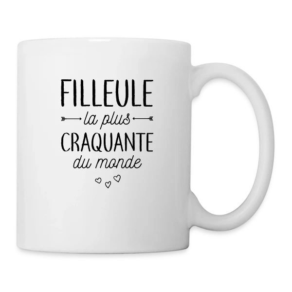 Ma Filleule la Plus Craquante sur Mug blanc