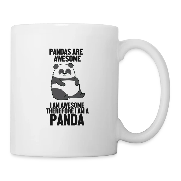 Panda Adorable Génial sur Mug blanc