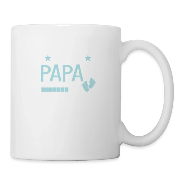 Bientôt Papa : Le Cadeau Idéal du Futur Père sur Mug blanc