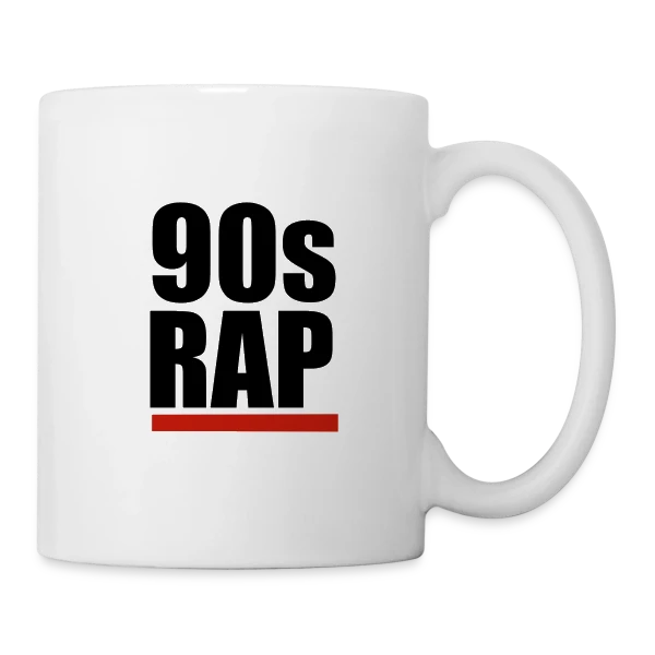 Rap Années 90 Style sur Mug blanc