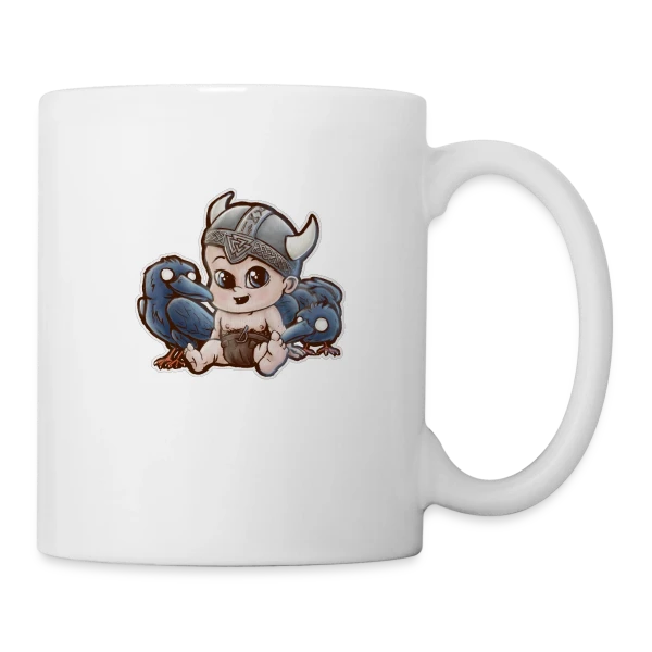 Mini Odin Viking sur Mug blanc