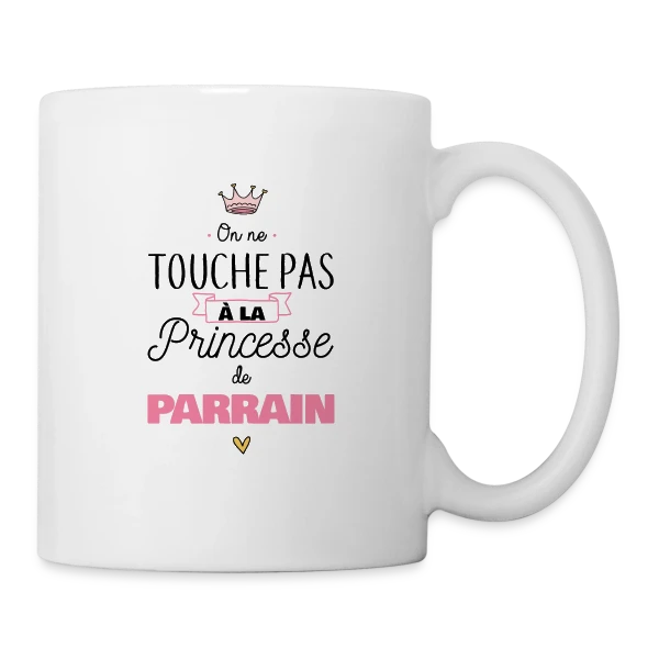 Ma Princesse de Parrain sur Mug blanc