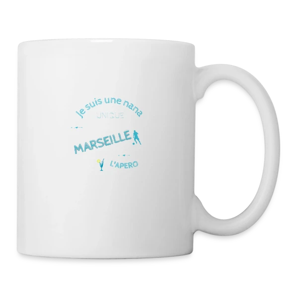 Nana Unique Marseille Apéro sur Mug blanc
