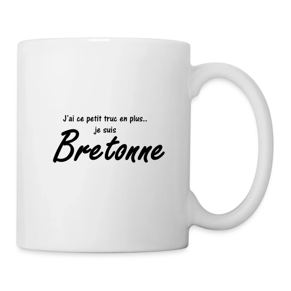 Je suis Bretonne sur Mug blanc