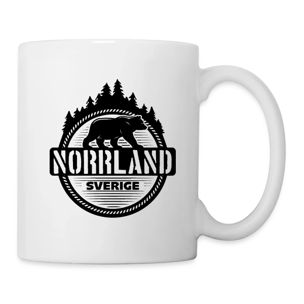 Porte le Norrland : Fierté Suédoise sur Mug blanc
