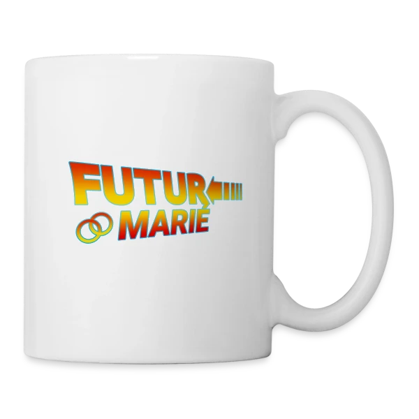 Futur Marié Style Cinéma sur Mug blanc