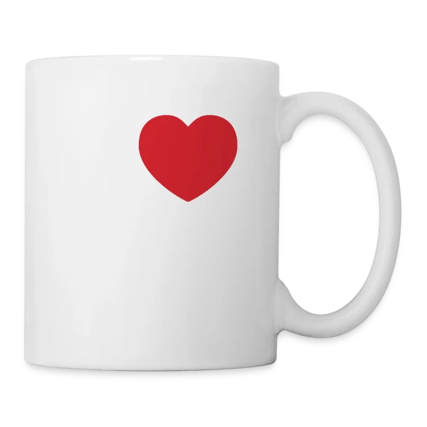 Cœur J'aime Paris sur Mug blanc