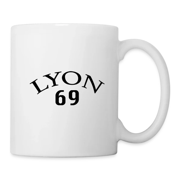 Lyon 69 Classique sur Mug blanc