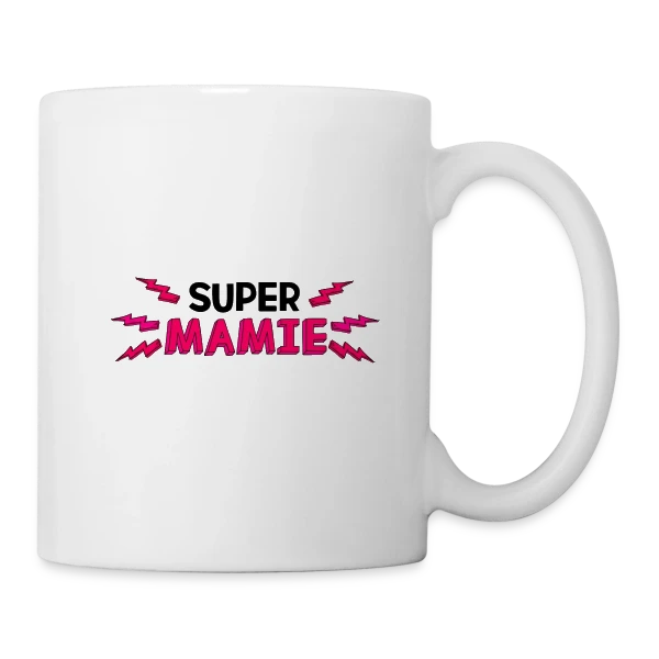 Super Mamie - Le Cadeau Idéal sur Mug blanc