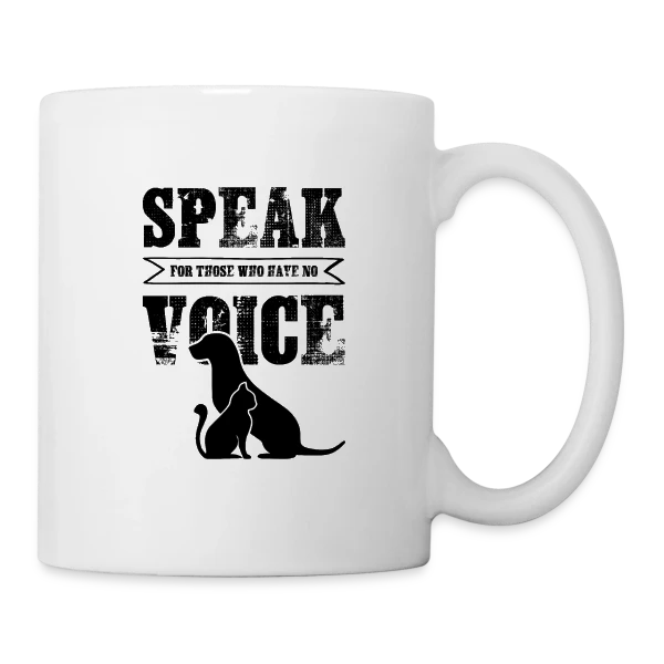 Voix des Animaux sur Mug blanc