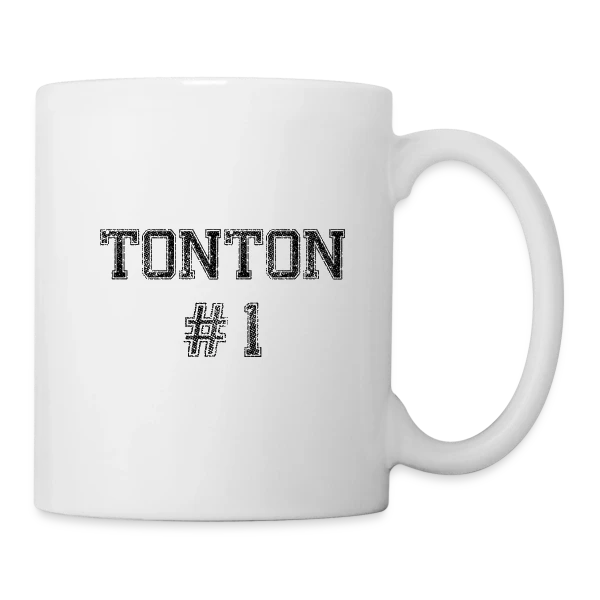 Tonton #1 - Le Meilleur des Oncles sur Mug blanc