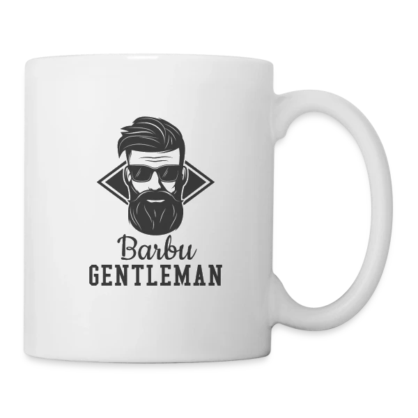Le Gentleman Barbu sur Mug blanc