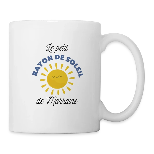 Marraine : Mon Rayon de Soleil sur Mug blanc