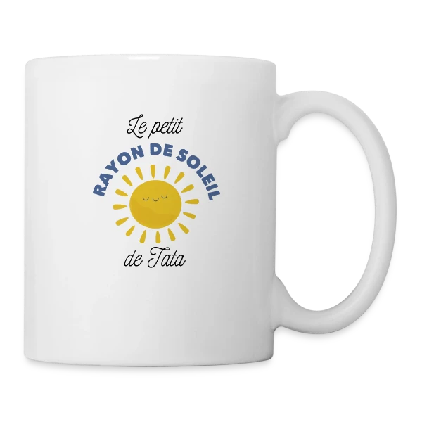 Le Rayon de Soleil de Tata sur Mug blanc