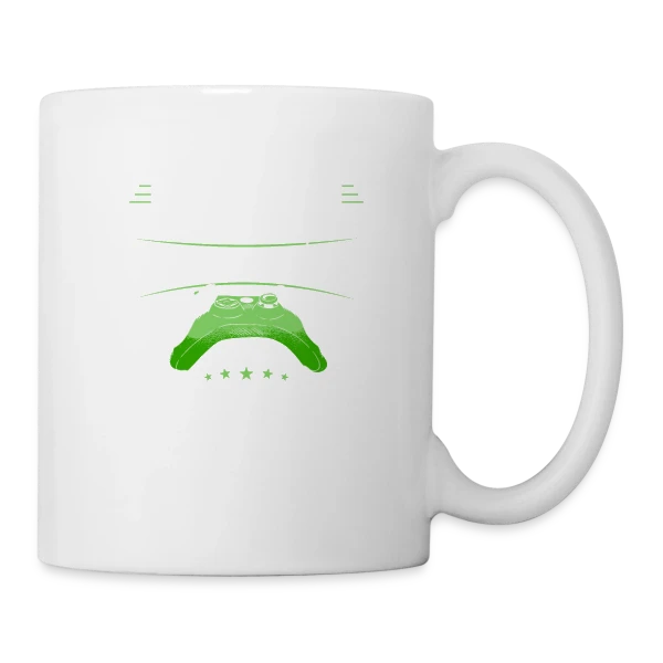 Maquette de Mug blanc « Humour Gamer: 'Je ne joue pas tout le temps' » à personnaliser