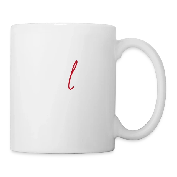 Exploration Élégante Rouge sur Mug blanc