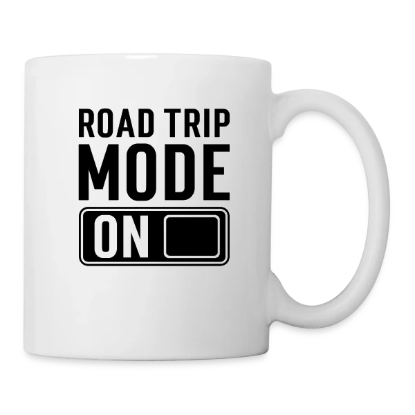 Mode Road Trip Activé sur Mug blanc