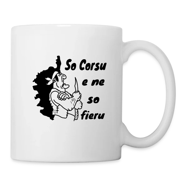Fier d'être Corse sur Mug blanc