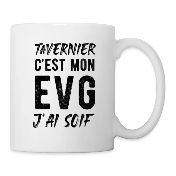 EVG Tavernier J'ai Soif sur Mug blanc