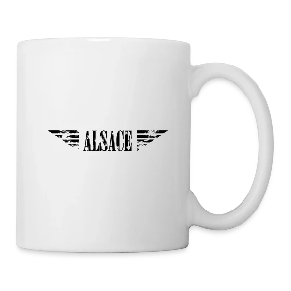 Humour Alsace Force Aérienne sur Mug blanc