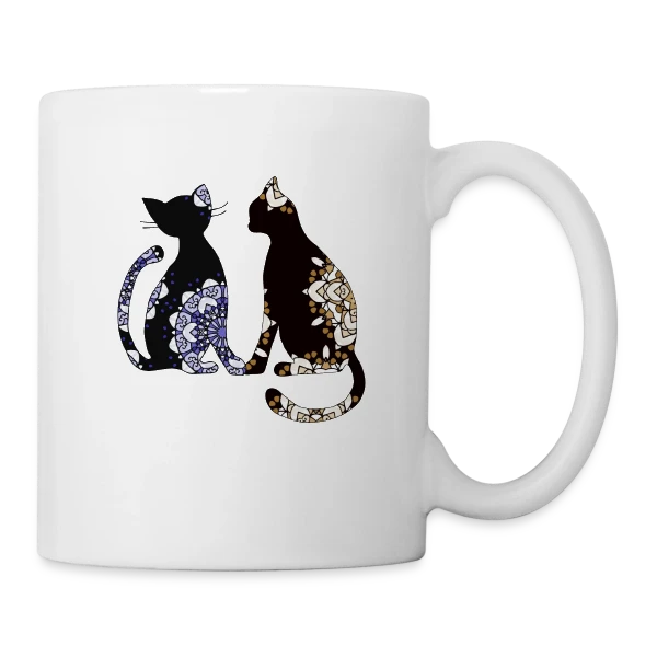 Passion Féline sur Mug blanc