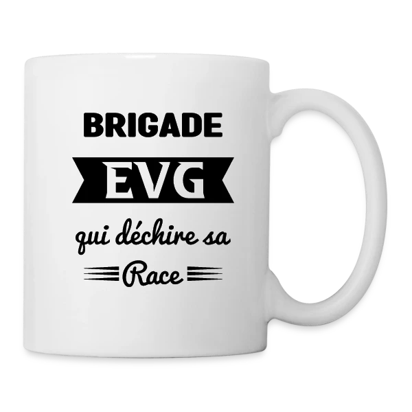 Brigade EVG qui déchire sur Mug blanc