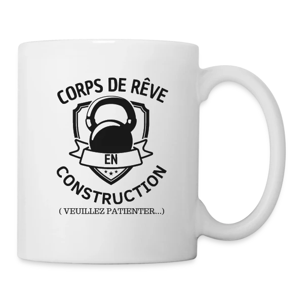 Humour Musculation: Le Classique sur Mug blanc