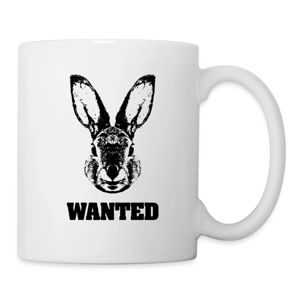 Lapin Recherché Parodie sur Mug blanc