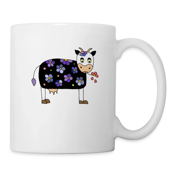 La Vache Rigolote sur Mug blanc